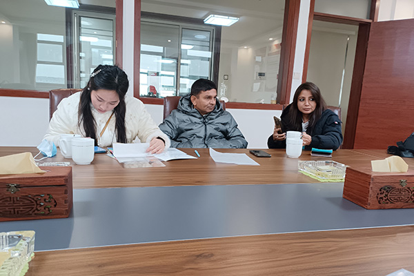 Customer visits-Marketing-Shandong Jusheng Paper Co., Ltd.